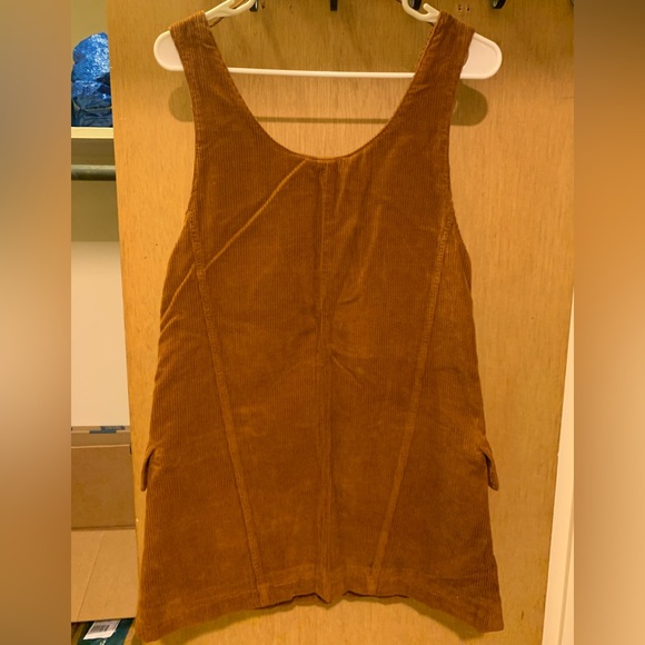 ZARA.PINAFORE CORDUROY DRESS - Picture 3 of 7